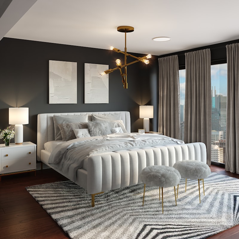 Residential bedroom painting